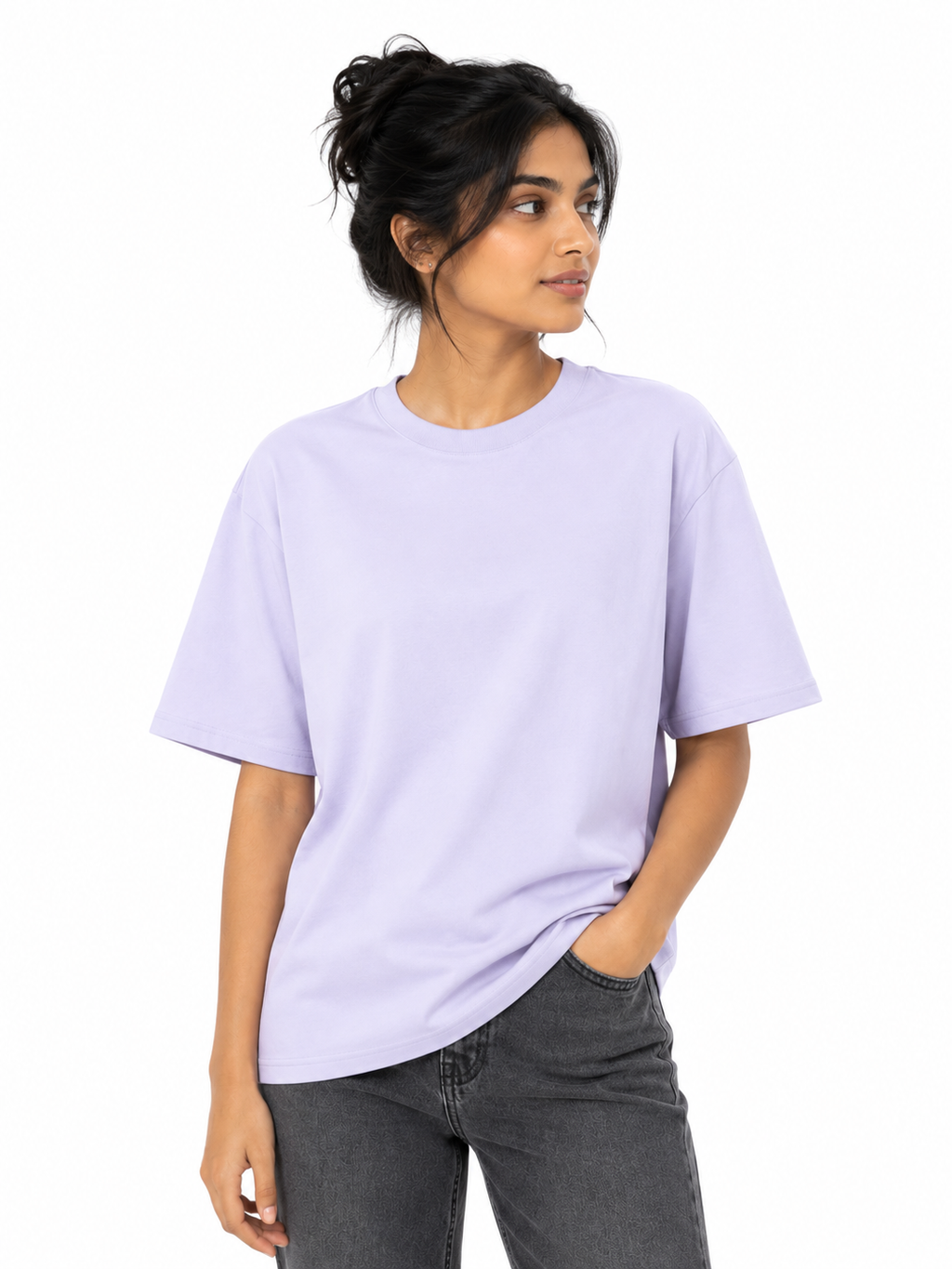 SuvyUni Stretch T-shirt Lavender