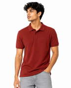 Suvy Men's Polo Brick-Red